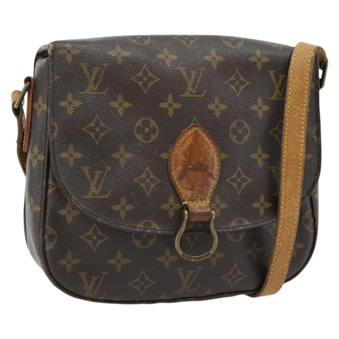 Louis Vuitton M51242 Saint Cloud GM Monogram Canvas Shoulder Bag: Louis Vuitton M51242 Saint Cloud GM Monogram Canvas Shoulder Bag Authentic Louis Vuitton Saint Cloud GM shoulder bag in Monogram canvas. This women's shoulder bag is made in France and includes only t