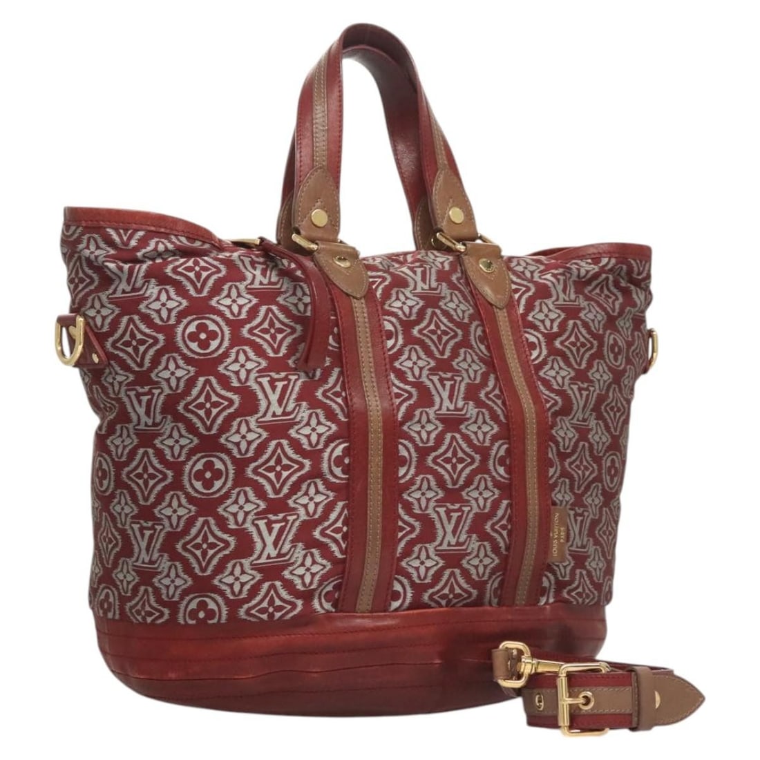 Louis Vuitton M40384 Jaguar Aviator Monogram Canvas Handbag Bordeaux (1 of 18)
