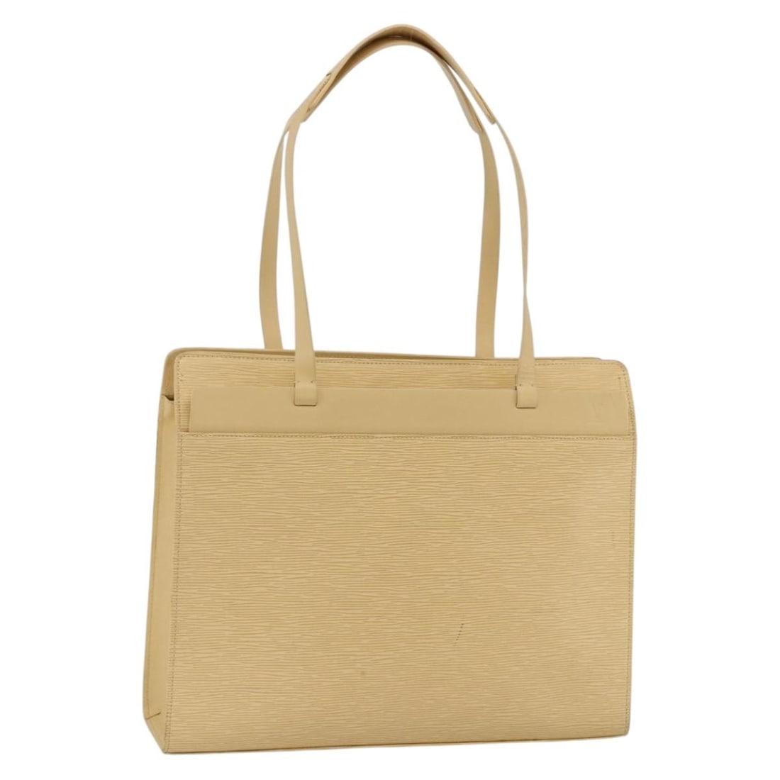 Vanilla Epi Leather Croisette GM Tote by Louis Vuitton M5250A: Vanilla Epi Leather Croisette GM Tote by Louis Vuitton M5250A This Louis Vuitton Epi Croisette GM Tote Bag is crafted from signature Epi leather in a Vanilla color. Designed for women, it features spa