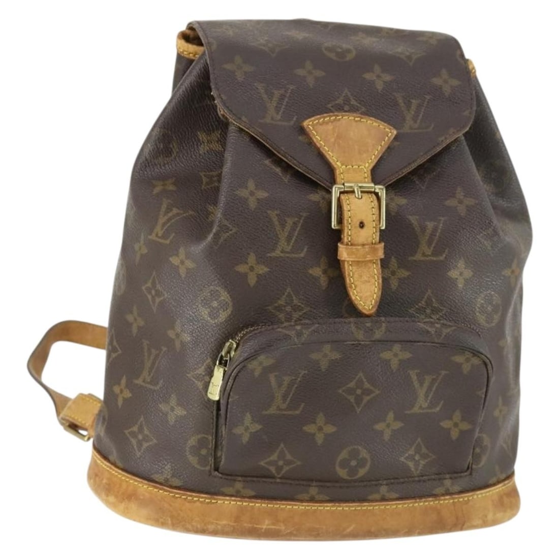 Monogram Canvas Montsouris MM Backpack by Louis Vuitton M51136: Monogram Canvas Montsouris MM Backpack by Louis Vuitton M51136 This Louis Vuitton Montsouris MM backpack features the iconic Monogram Canvas exterior and is crafted in France. The bag measures approxi