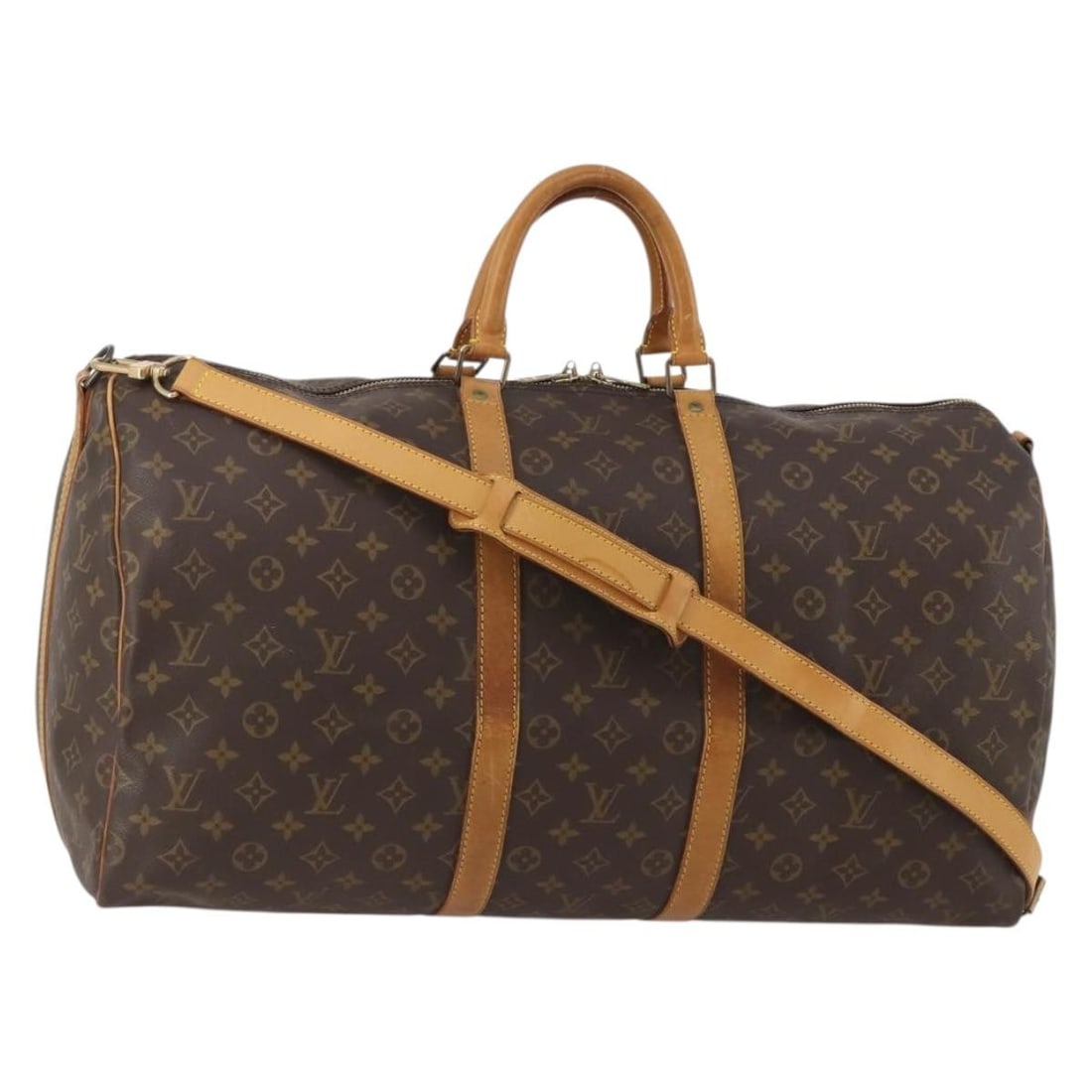 Louis Vuitton M41412 Keepall Bandouliere 60 Monogram Boston Bag: Louis Vuitton M41412 Keepall Bandouliere 60 Monogram Boston Bag Louis Vuitton Keepall Bandouliere 60 Boston bag in Monogram canvas with a detachable shoulder strap. Made in France, this women's travel