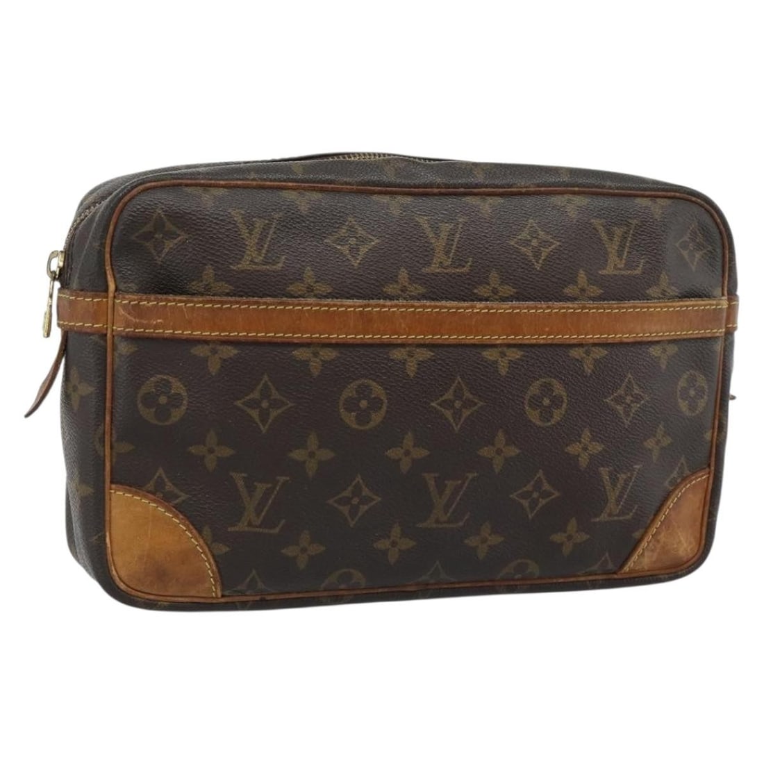 Louis Vuitton Monogram Canvas Compiegne 28 Clutch Bag M51845: Louis Vuitton Monogram Canvas Compiegne 28 Clutch Bag M51845 This Louis Vuitton Compiegne 28 clutch bag features the iconic Monogram Canvas exterior and is designed for women. Made in France, this clu