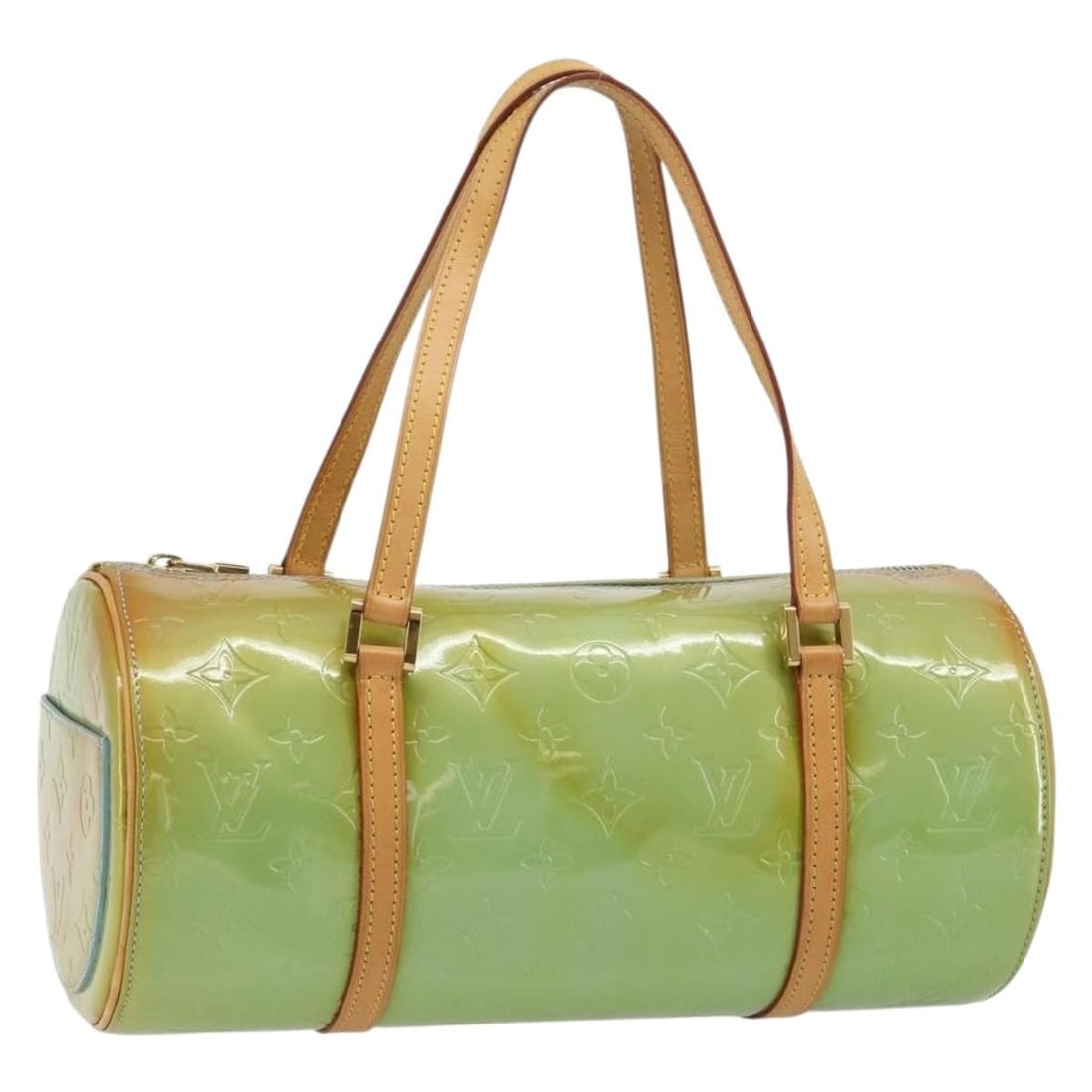 Louis Vuitton Bedford Monogram Vernis patent leather handbag baby blue M91007 (1 of 18)