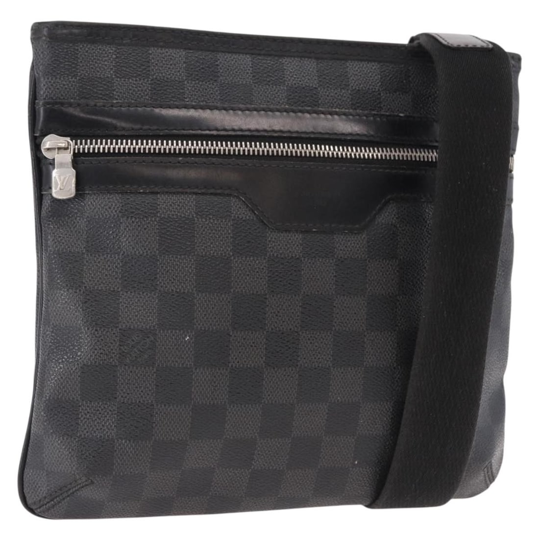 Louis Vuitton N58028 Tomas Damier Graphite Canvas Shoulder Bag (1 of 18)