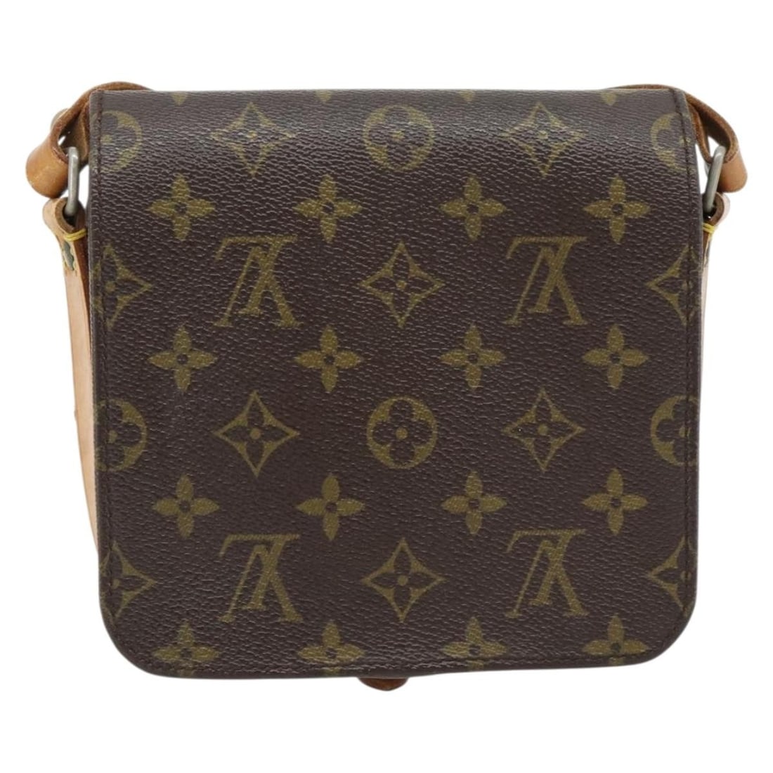 Louis Vuitton Cartouchiere PM Monogram Canvas Shoulder Bag M51254: Louis Vuitton Cartouchiere PM Monogram Canvas Shoulder Bag M51254 Authentic Louis Vuitton Cartouchiere PM shoulder bag in Monogram canvas with an adjustable shoulder strap. This women's bag was made i
