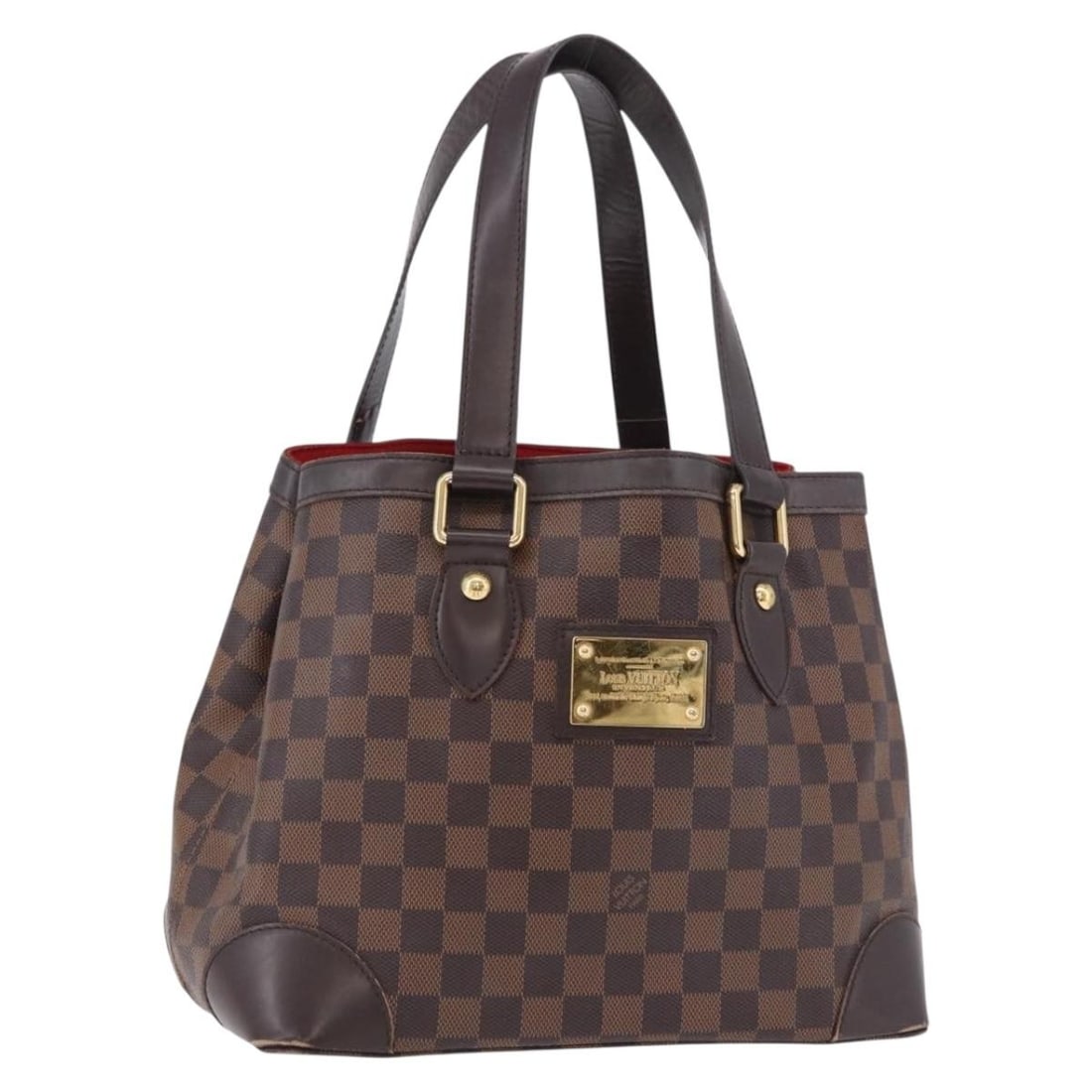 Louis Vuitton Hampstead PM Tote Damier Ebene Canvas N51205: Louis Vuitton Hampstead PM Tote Damier Ebene Canvas N51205 Louis Vuitton Hampstead PM tote bag in Damier Ebene canvas. This women's tote is made in Spain and is offered as the bag only; item box and d