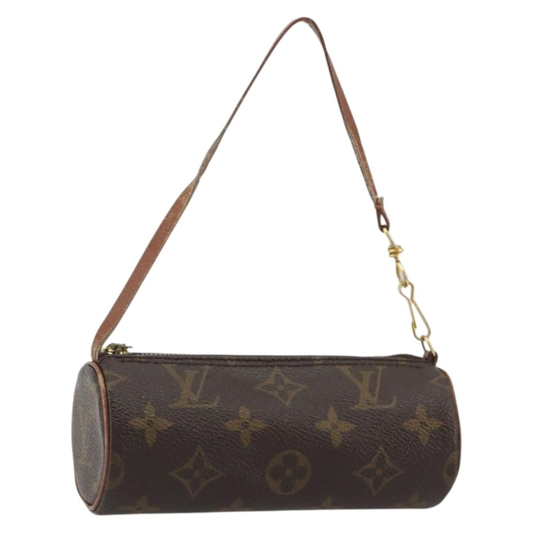 Louis Vuitton Papillon Monogram Canvas Pouch France 188044: Louis Vuitton Papillon Monogram Canvas Pouch France 188044 Authentic Louis Vuitton Papillon pouch in Monogram canvas. This women's pouch was made in France and is offered without the original box or d