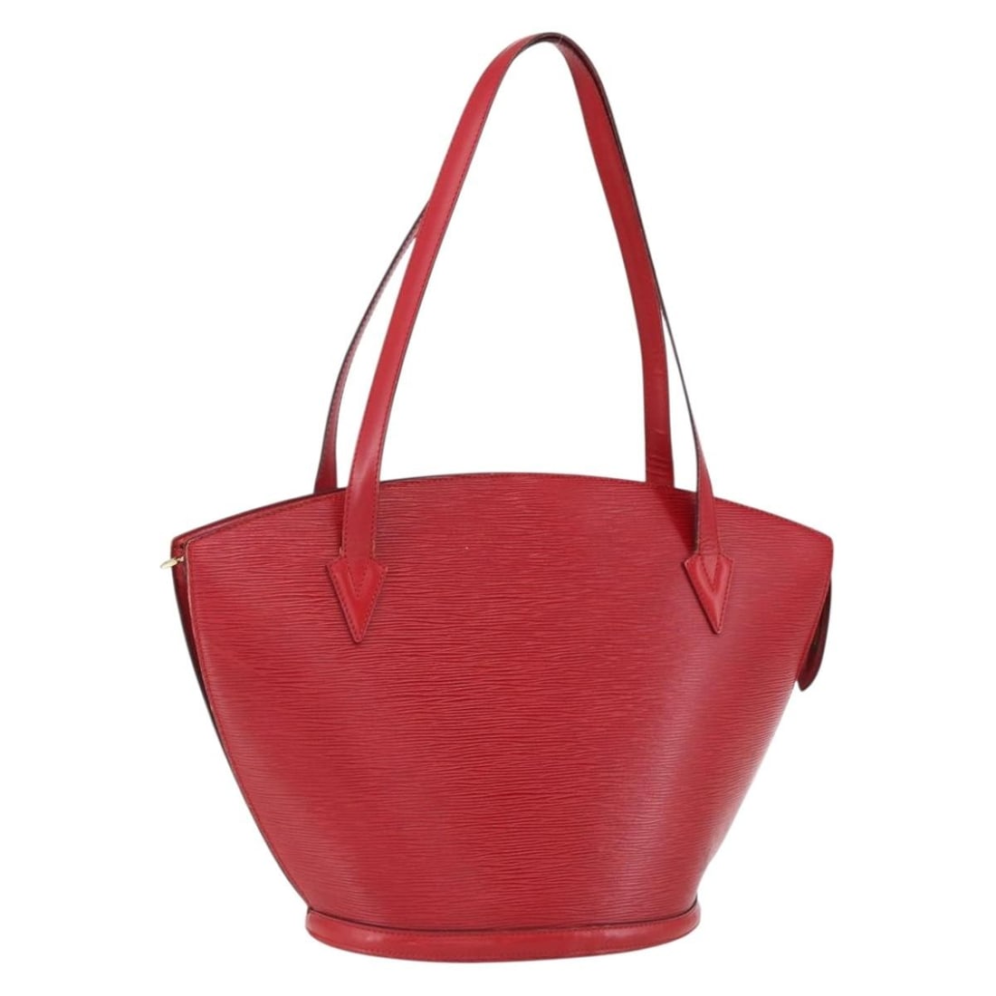 Louis Vuitton Saint Jacques Red Epi Leather Shoulder Bag M52277: Louis Vuitton Saint Jacques Red Epi Leather Shoulder Bag M52277 Louis Vuitton Epi Saint Jacques shopping shoulder bag in red Epi leather, made in France. It is a shoulder bag with product number M5227