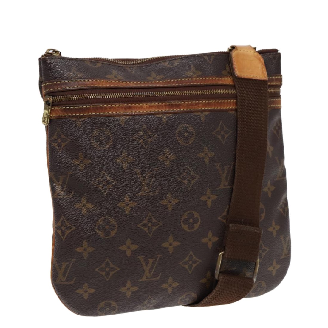 Louis Vuitton Pochette Bosphore Monogram Canvas Shoulder Bag M40044 France: Louis Vuitton Pochette Bosphore Monogram Canvas Shoulder Bag M40044 France This is a Louis Vuitton Monogram Pochette Bosphore shoulder bag crafted from signature Monogram canvas. Designed for women, t