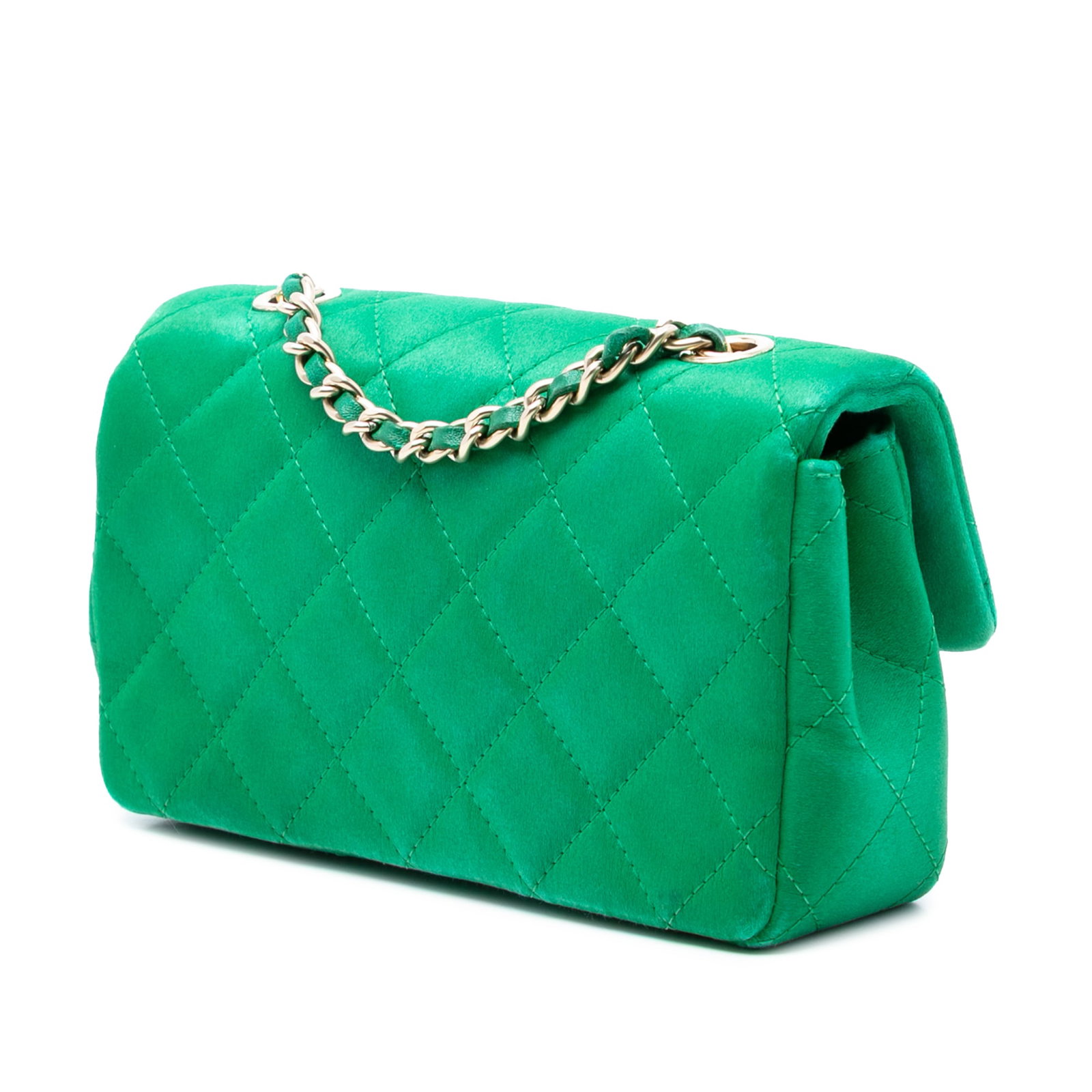 Chanel Extra Mini Rectangular Satin Flap Bag - 2