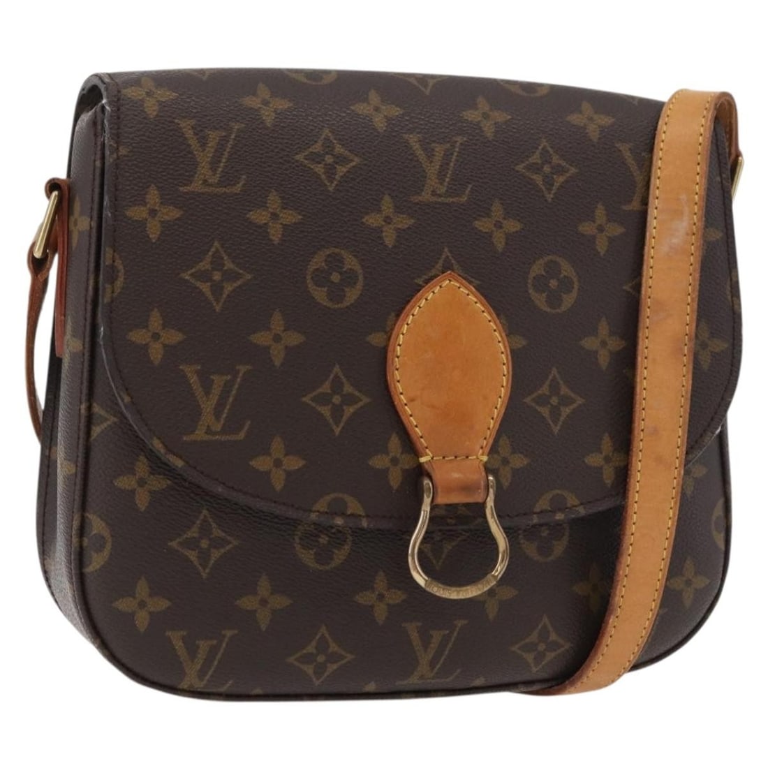 Louis Vuitton M51242 Saint Cloud GM Monogram Canvas Shoulder Bag: Louis Vuitton M51242 Saint Cloud GM Monogram Canvas Shoulder Bag Louis Vuitton Monogram Saint Cloud GM shoulder bag in Monogram Canvas, made in France. This women's shoulder bag features the classic M