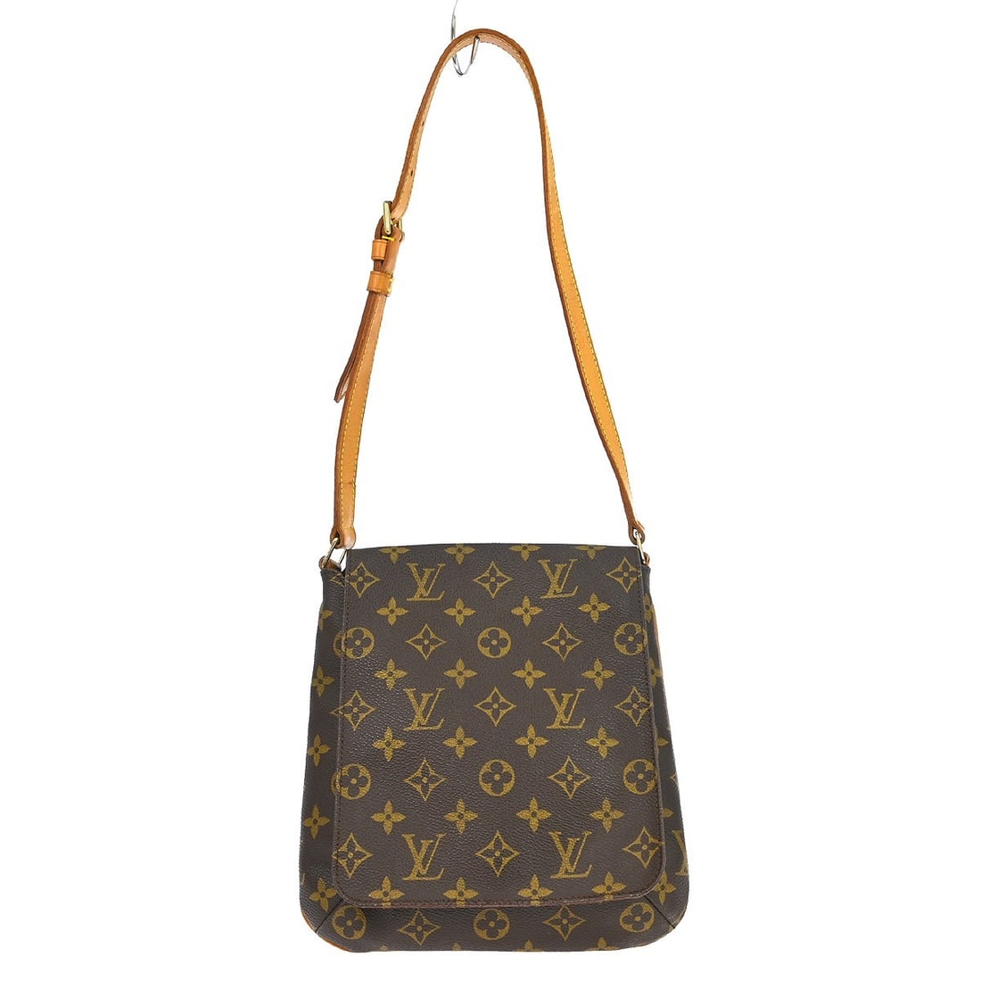 Louis Vuitton Musette Salsa shoulder bag in brown monogram canvas: Louis Vuitton Musette Salsa shoulder bag in brown monogram canvas Louis Vuitton Musette Salsa shoulder bag in brown monogram canvas. This unisex bag is made in France and shows fair overall condition 
