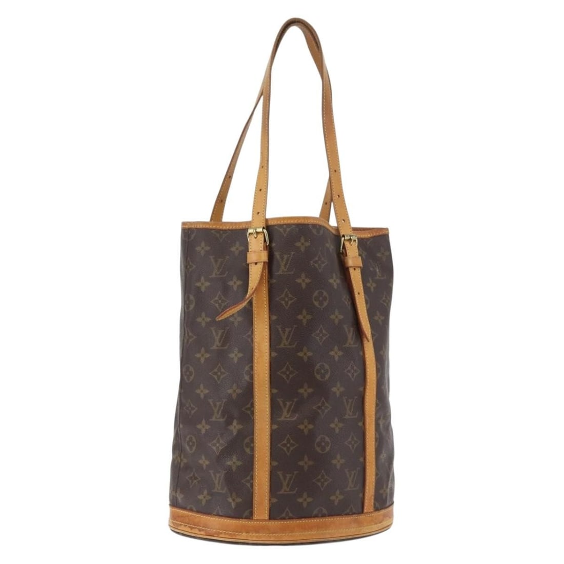 Louis Vuitton M42236 Bucket GM Monogram Canvas Shoulder Bag: Louis Vuitton M42236 Bucket GM Monogram Canvas Shoulder Bag Louis Vuitton Monogram Bucket GM shoulder bag in monogram canvas. This women's bag is made in France and features an adjustable shoulder str