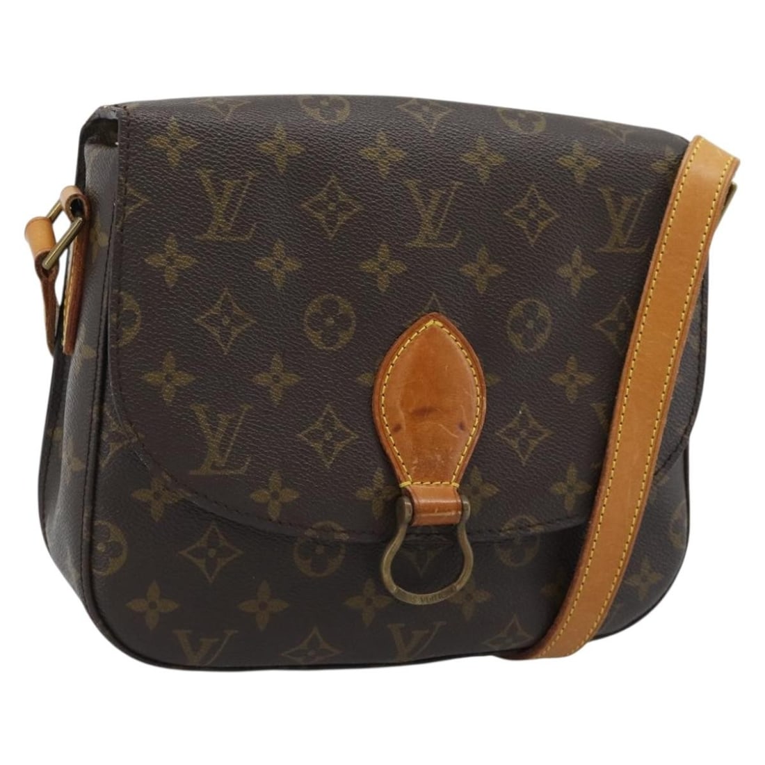 Louis Vuitton Saint Cloud GM Monogram Canvas Shoulder Bag M51242: Louis Vuitton Saint Cloud GM Monogram Canvas Shoulder Bag M51242 Louis Vuitton Saint Cloud GM shoulder bag in Monogram canvas, model M51242, made in France. This women's bag is sold as the item shown 
