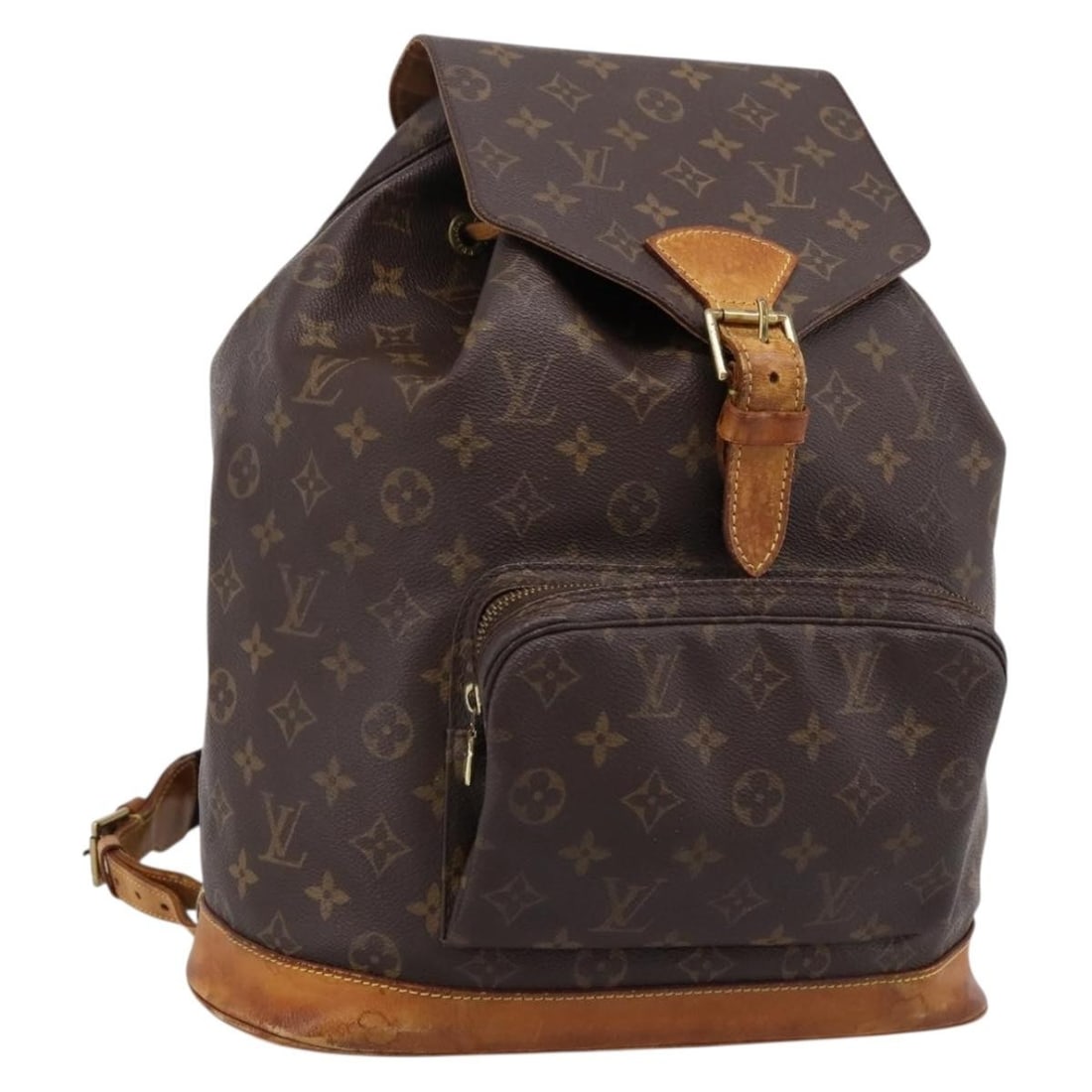 Louis Vuitton M51135 Montsouris GM Monogram Canvas Backpack: Louis Vuitton M51135 Montsouris GM Monogram Canvas Backpack Authentic Louis Vuitton Montsouris GM backpack in Monogram canvas, made in France. This women's backpack is offered without the original box