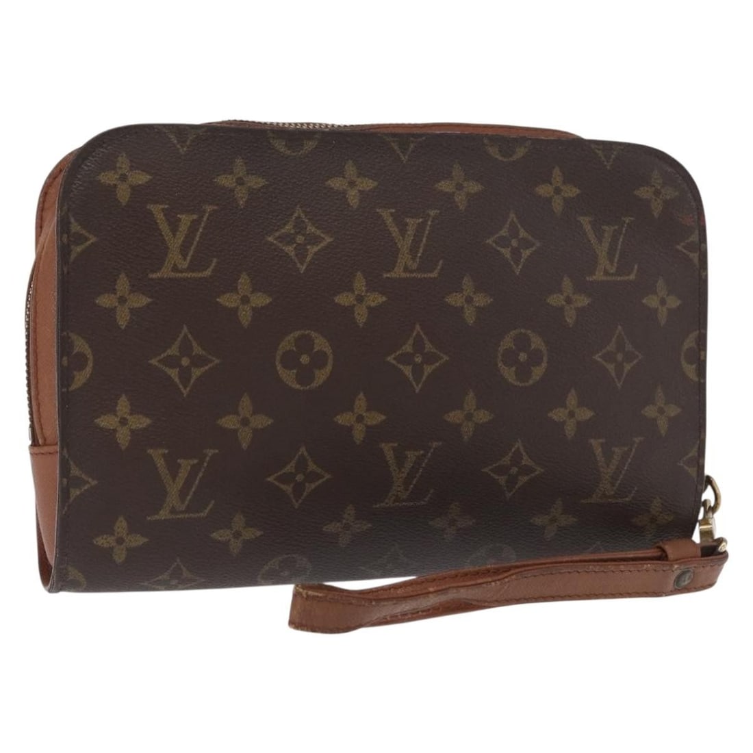 Monogram Canvas Orsay Clutch by Louis Vuitton M51790: Monogram Canvas Orsay Clutch by Louis Vuitton M51790 This Louis Vuitton Orsay clutch bag features the classic Monogram canvas exterior and is crafted in France. The bag includes a compact silhouette w