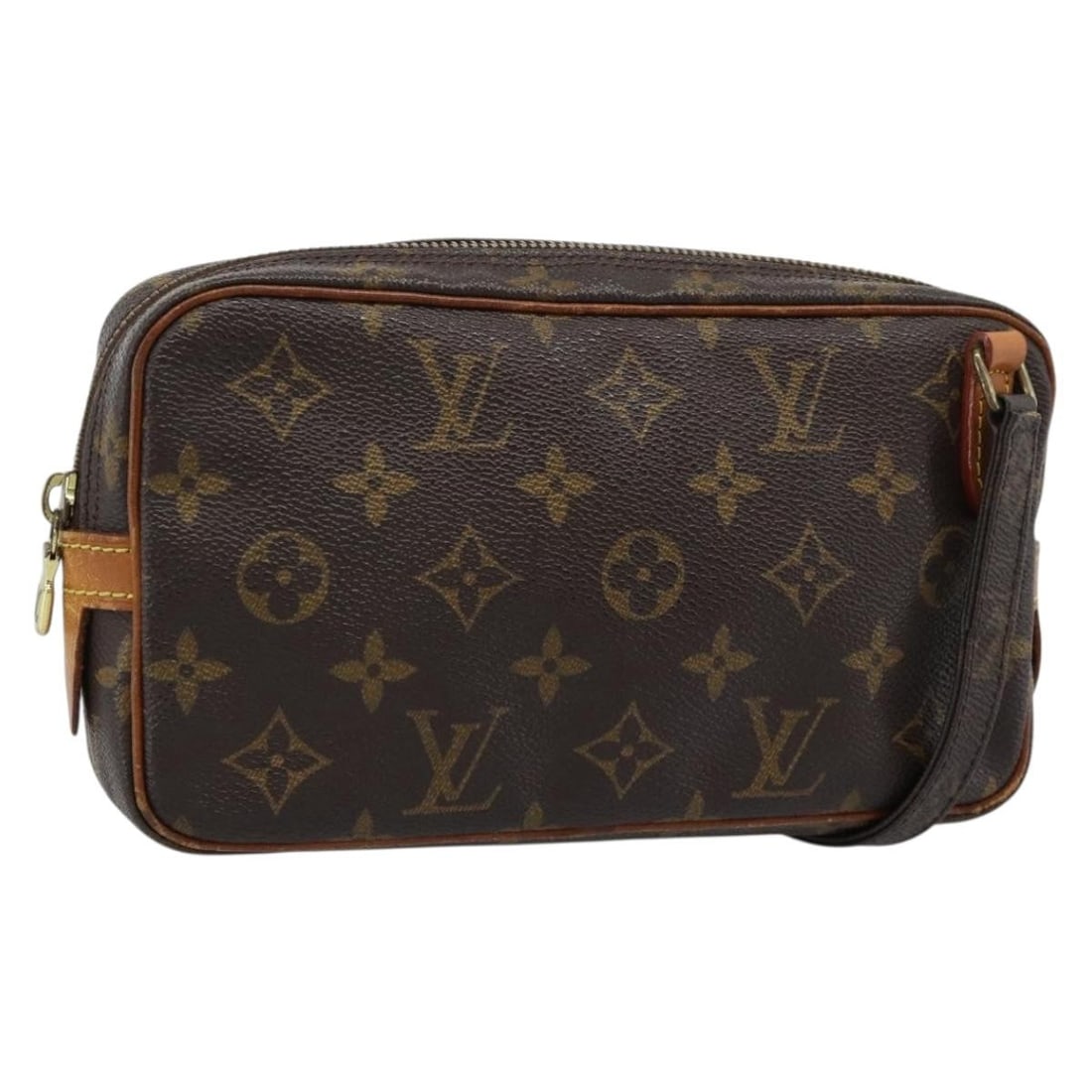 Louis Vuitton M51828 Marly Bandouliere Monogram Canvas Shoulder Bag: Louis Vuitton M51828 Marly Bandouliere Monogram Canvas Shoulder Bag Authentic Louis Vuitton Marly Bandouliere shoulder bag in Monogram canvas. This women's bag is made in France and features an adjust