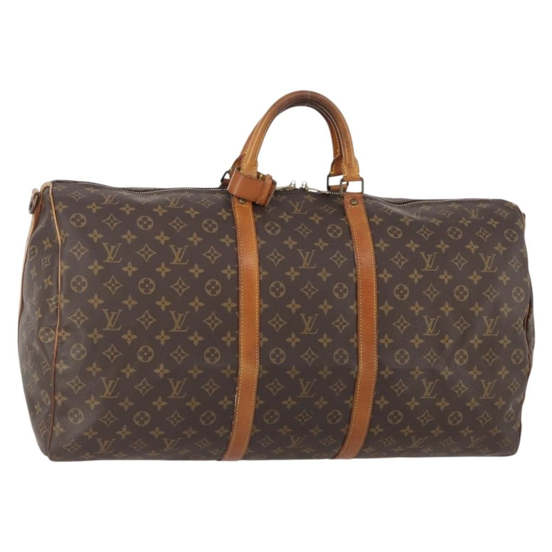 Louis Vuitton M41412 Keepall Bandouliere 60 Monogram Boston Bag: Louis Vuitton M41412 Keepall Bandouliere 60 Monogram Boston Bag Louis Vuitton Keepall Bandouliere 60 Boston bag in Monogram canvas. This travel bag is made in France and features the classic Monogram 