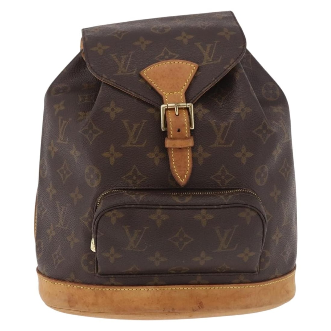 Louis Vuitton Montsouris Vintage Brown Monogram Canvas Backpack: Louis Vuitton Montsouris Vintage Brown Monogram Canvas Backpack Vintage Louis Vuitton Montsouris in brown monogram canvas. This women's bag is made in France and remains in good condition with visible