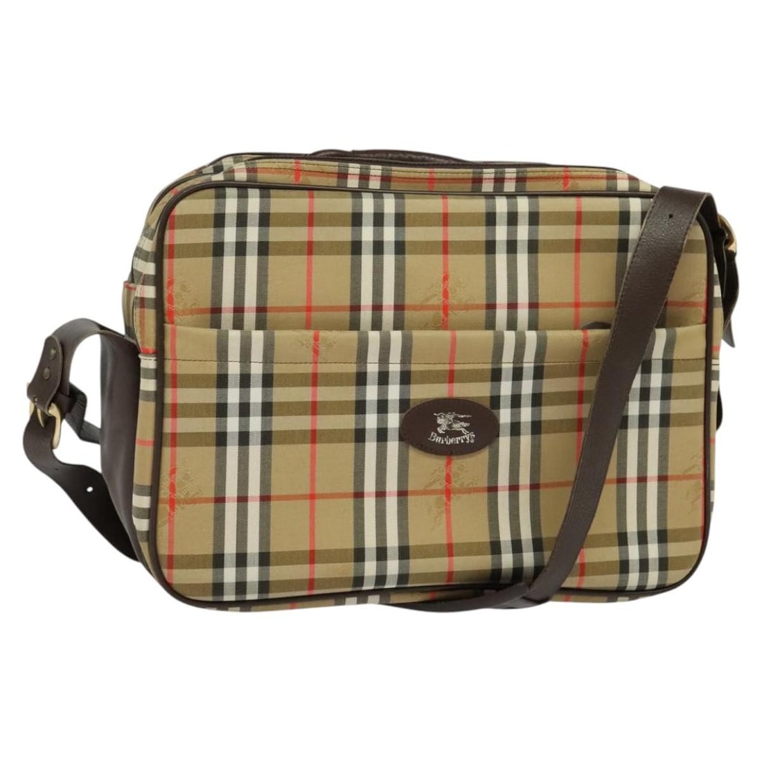 Burberrys beige canvas business bag made in England (1 of 18)
