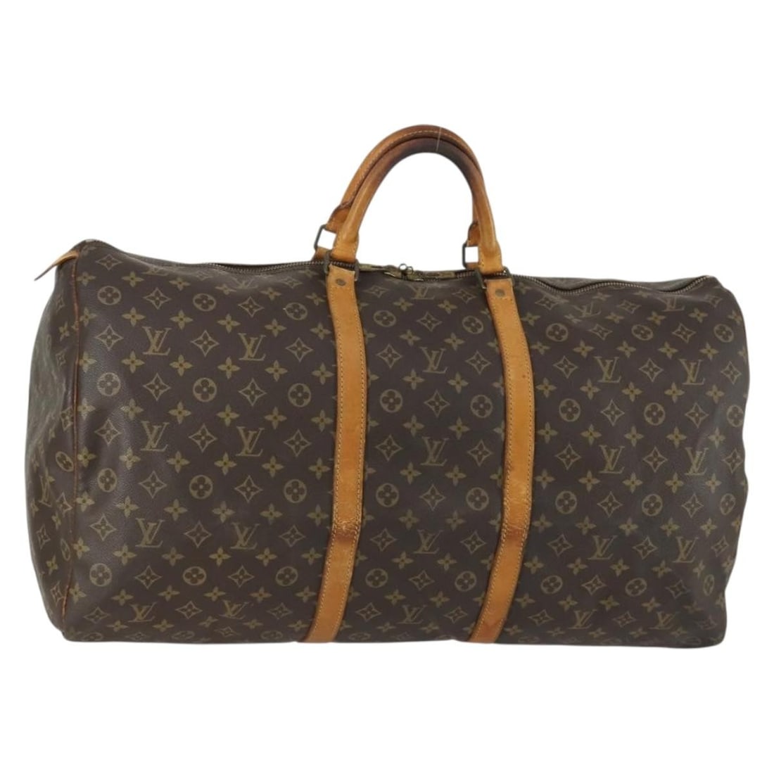 Louis Vuitton M41422 Keepall 60 Monogram Canvas Boston Bag: Louis Vuitton M41422 Keepall 60 Monogram Canvas Boston Bag A Louis Vuitton Monogram Keepall 60 Boston Bag in Monogram Canvas, made in France. This pre-owned bag is identified by product number M41422 