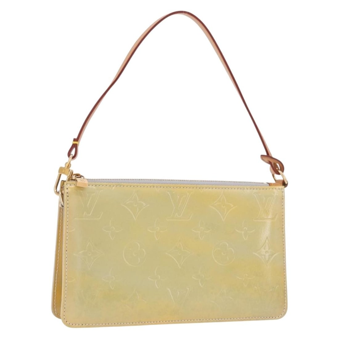 Louis Vuitton M91056 Lexington Accessory Pouch Monogram Vernis Gris: Louis Vuitton M91056 Lexington Accessory Pouch Monogram Vernis Gris Louis Vuitton Monogram Vernis Lexington accessory pouch in Gris patent leather. This women's pouch was made in France and is offered