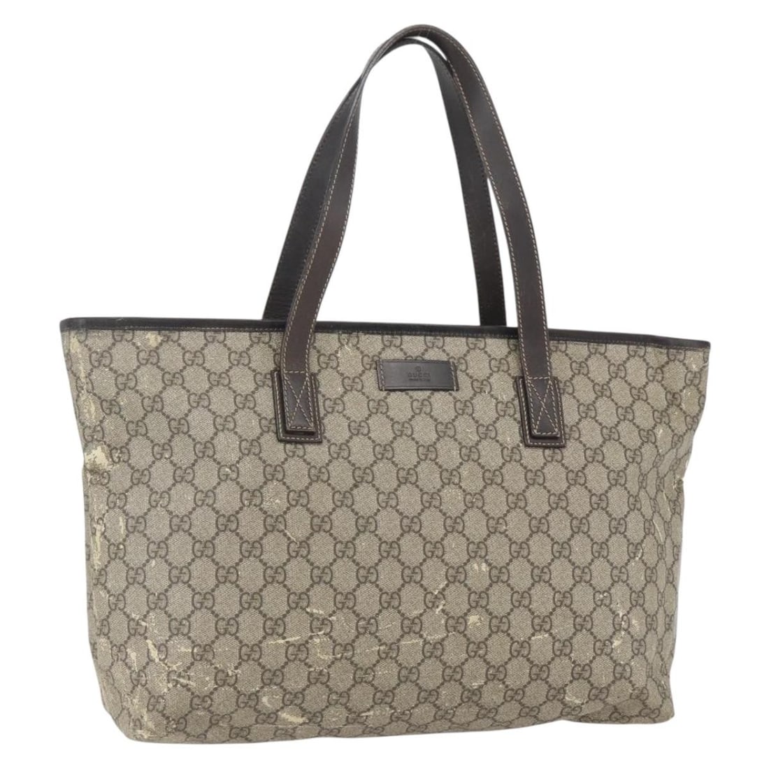 Beige GG Canvas Gucci Supreme Tote Bag Model 211137 from Italy: Beige GG Canvas Gucci Supreme Tote Bag Model 211137 from Italy This authentic Gucci GG Supreme tote bag features a beige GG canvas exterior and is designed in a classic tote style. Made in Italy, it o