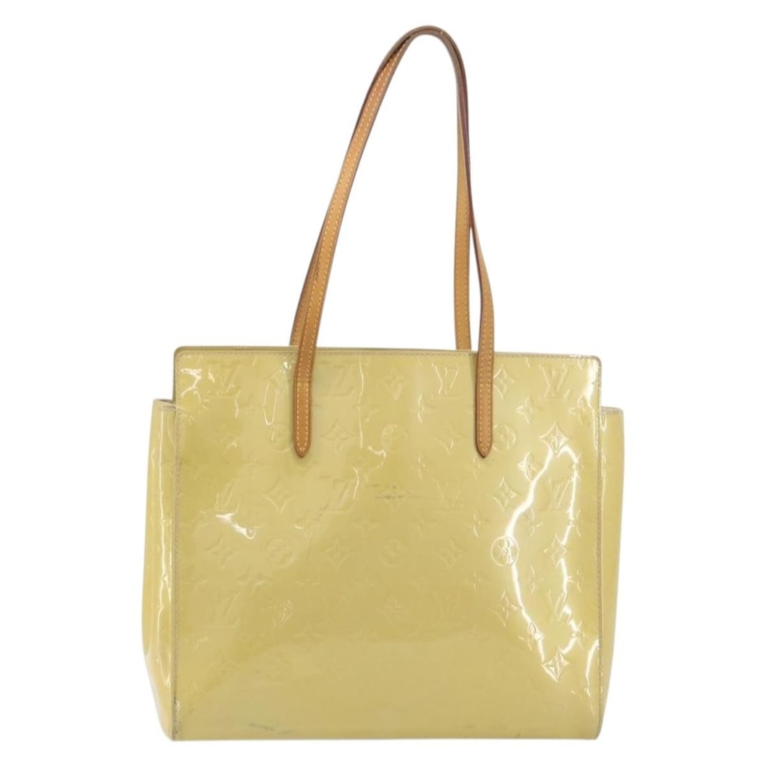 Louis Vuitton Catalina Vernis Patent Leather Handbag Yellow: Louis Vuitton Catalina Vernis Patent Leather Handbag Yellow Louis Vuitton Catalina Monogram Vernis handbag in yellow patent leather. Made in France, this women's bag is presented in fair condition wit