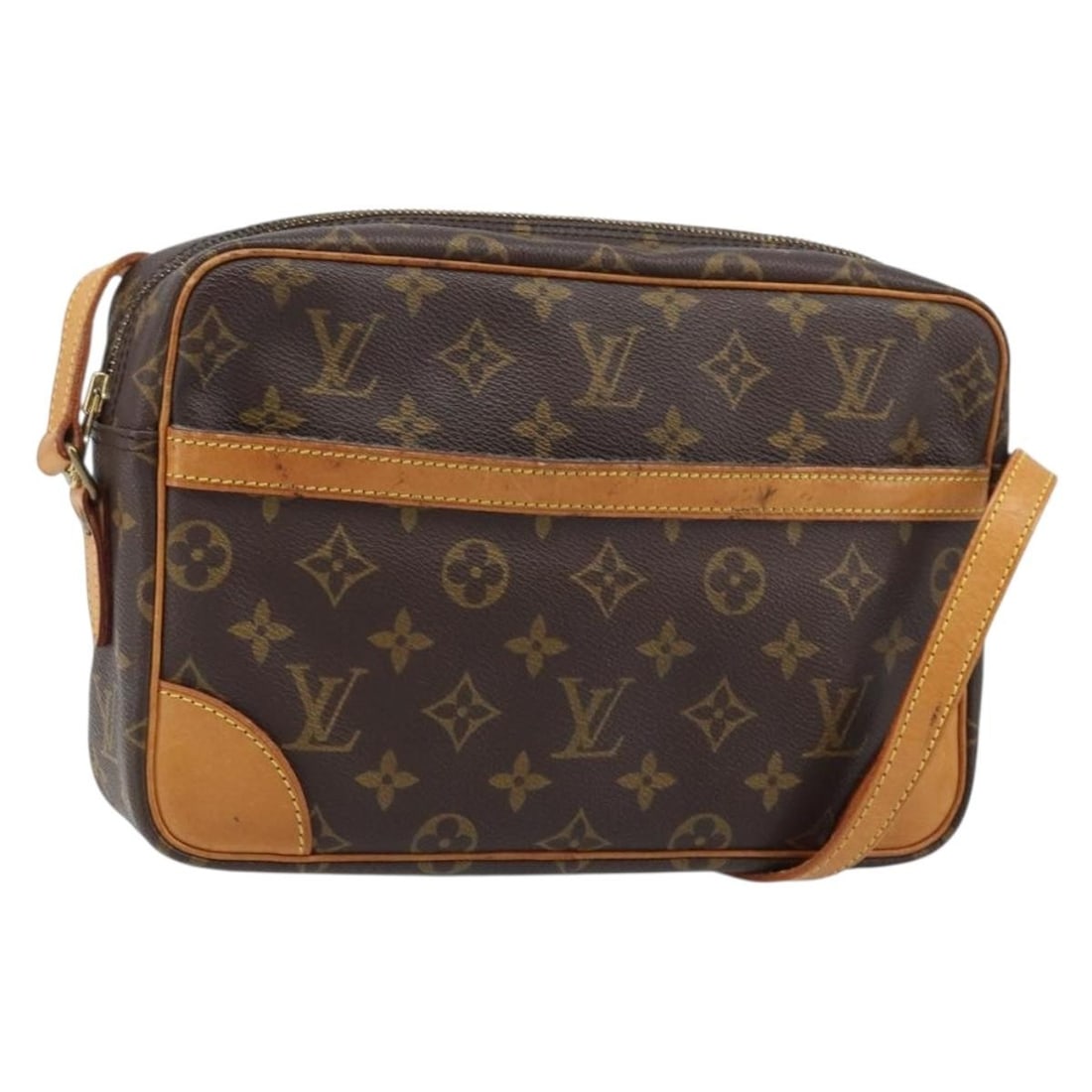 Louis Vuitton Trocadero 27 Monogram Canvas Shoulder Bag M51274: Louis Vuitton Trocadero 27 Monogram Canvas Shoulder Bag M51274 Louis Vuitton Monogram Trocadero 27 shoulder bag for women in monogram canvas, made in France. This pre-owned bag includes only the item 