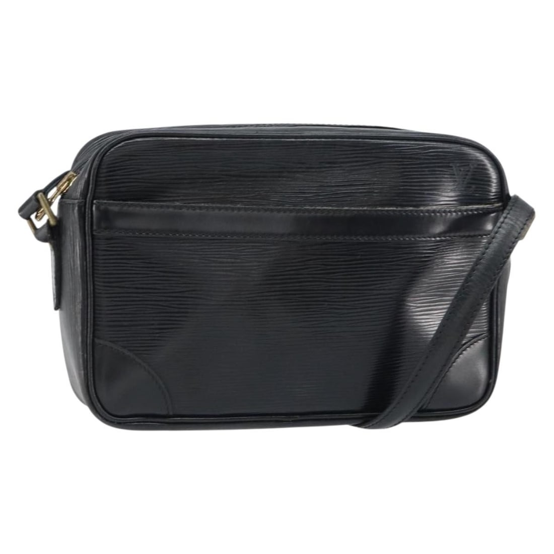 Louis Vuitton M52302 Trocadero 23 Epi Leather Shoulder Bag Black: Louis Vuitton M52302 Trocadero 23 Epi Leather Shoulder Bag Black Louis Vuitton Trocadero 23 shoulder bag in black Epi leather. This women's bag was made in France and features an adjustable shoulder s
