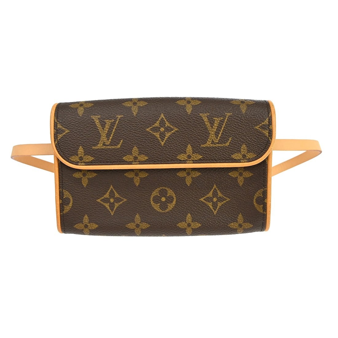 Louis Vuitton Pochette Florentine Monogram Bum Bag Small M51855: Louis Vuitton Pochette Florentine Monogram Bum Bag Small M51855 Louis Vuitton Pochette Florentine bum bag in Monogram pattern, made in France. It features a magnetic snap closure, adjustable leather s