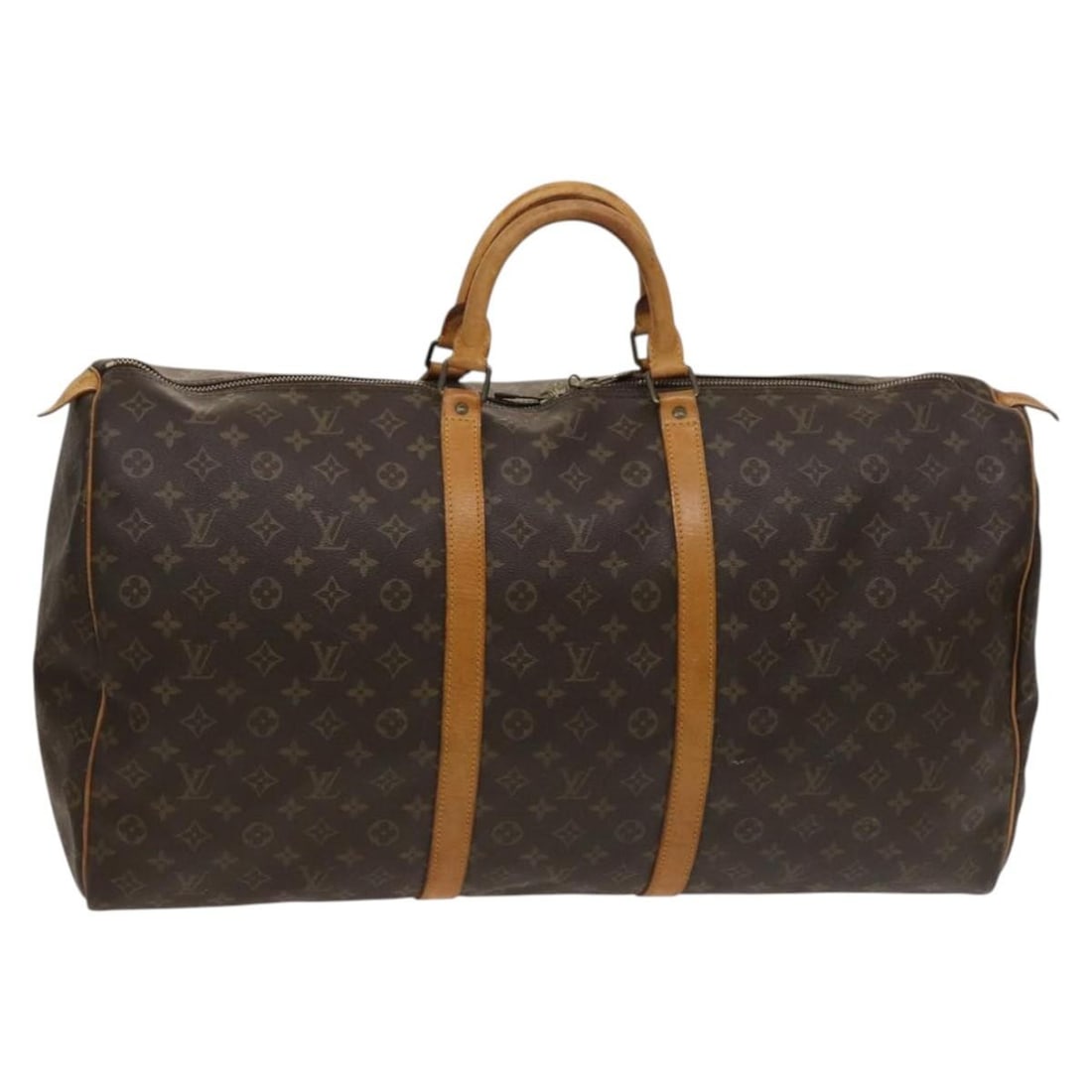 LOUIS VUITTON Monogram Keepall 60 Boston Bag M41422 Authenticated: LOUIS VUITTON Monogram Keepall 60 Boston Bag M41422 Authenticated This authentic Louis Vuitton Monogram Keepall 60 Boston Bag (Model M41422) is a stylish and functional travel accessory crafted in Fra