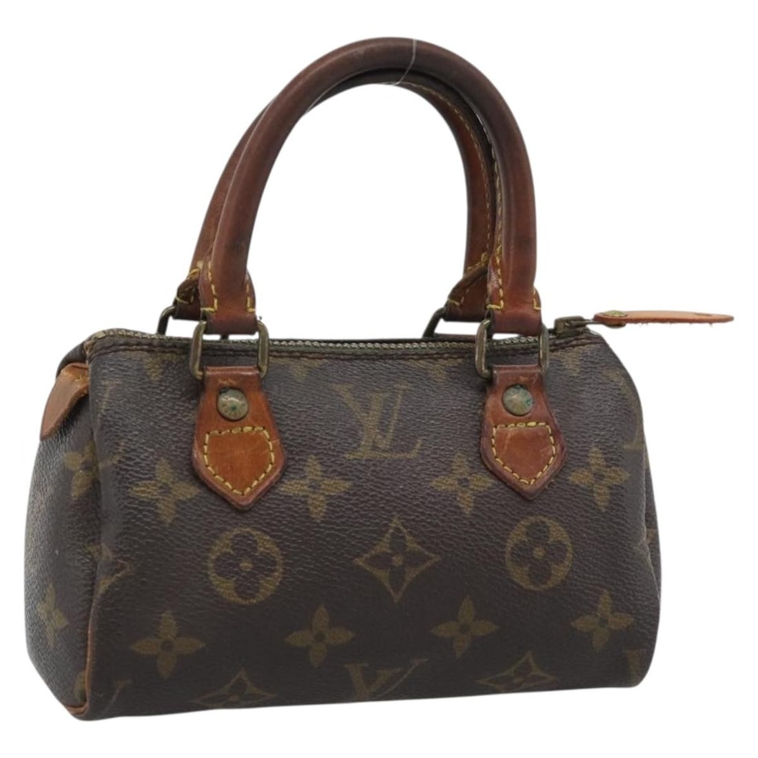Louis Vuitton M41534 Mini Speedy Monogram Canvas Handbag: Louis Vuitton M41534 Mini Speedy Monogram Canvas Handbag Louis Vuitton Monogram Mini Speedy handbag in monogram canvas, made in France. This women's handbag is offered without the original box or dust
