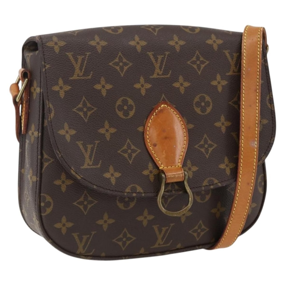 Louis Vuitton M51242 Saint Cloud GM Monogram Canvas Shoulder Bag: Louis Vuitton M51242 Saint Cloud GM Monogram Canvas Shoulder Bag Louis Vuitton Monogram Saint Cloud GM shoulder bag, style M51242, made in France. It is crafted in Monogram Canvas with the Monogram ex