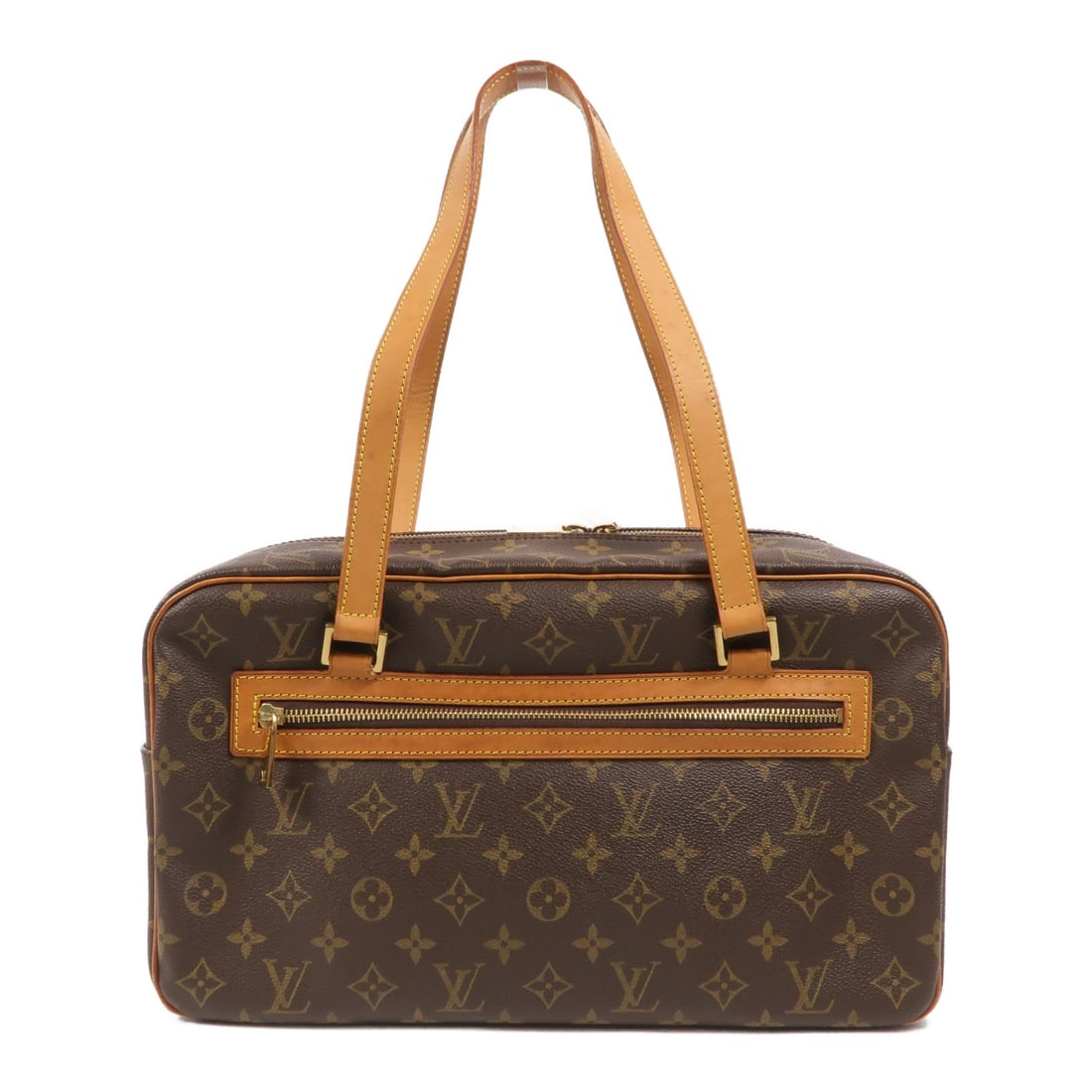 Louis Vuitton Cite GM M51181 Monogram Shoulder Bag Brown: Louis Vuitton Cite GM M51181 Monogram Shoulder Bag Brown Louis Vuitton Cite GM shoulder bag in brown Monogram PVC coated canvas. This women's shoulder bag features a zip-fastened design, exterior and 