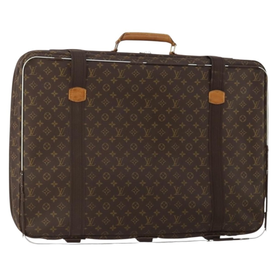Louis Vuitton M23352 Satellite 65 Monogram Canvas Boston Bag: Louis Vuitton M23352 Satellite 65 Monogram Canvas Boston Bag Louis Vuitton Monogram Satellite 65 Boston Bag in Monogram Canvas. This women's travel bag is made in France and includes only the bag show