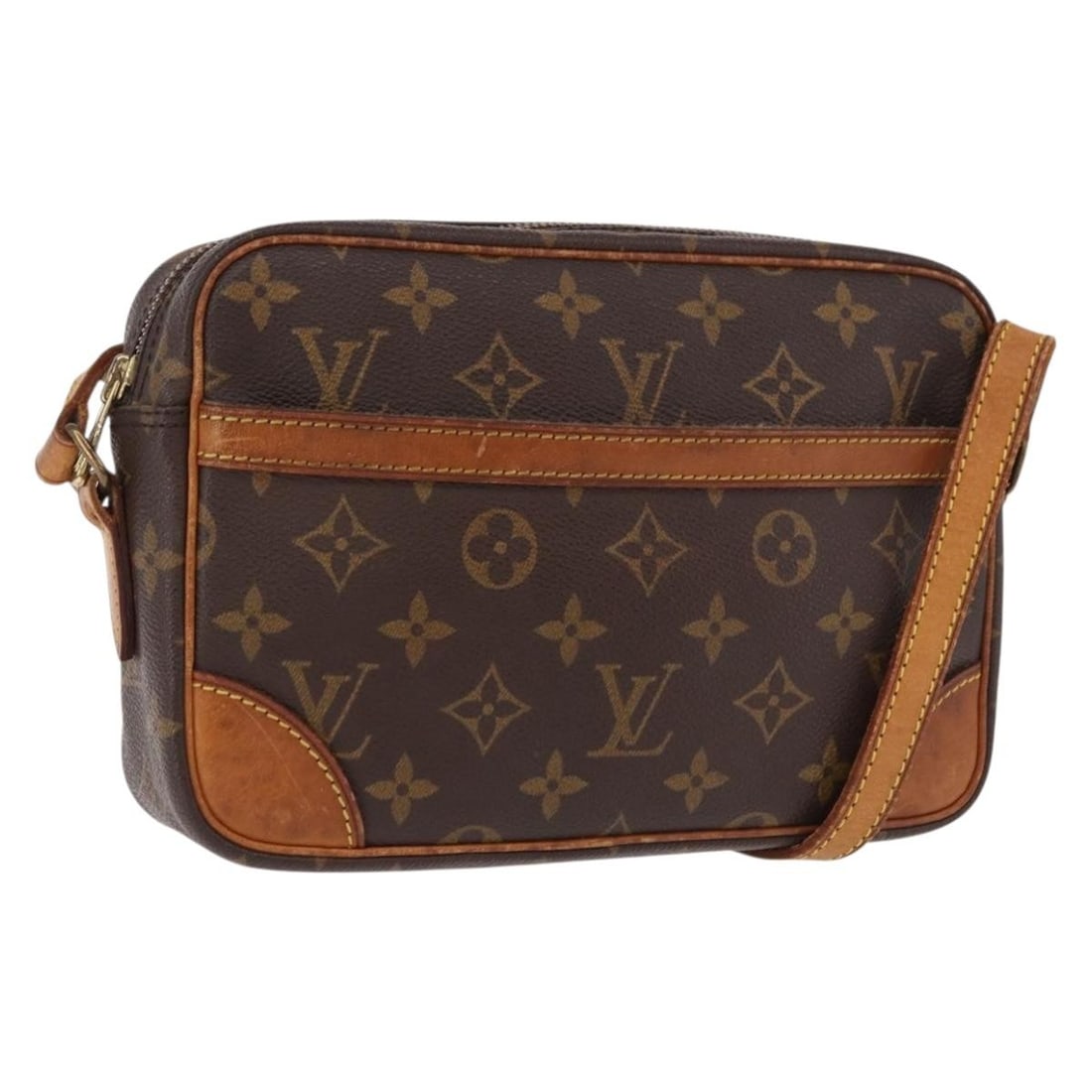 Louis Vuitton M51276 Trocadero 23 Monogram Canvas Shoulder Bag: Louis Vuitton M51276 Trocadero 23 Monogram Canvas Shoulder Bag Louis Vuitton Monogram Trocadero 23 shoulder bag in monogram canvas, made in France. This women's shoulder bag is offered without the ori