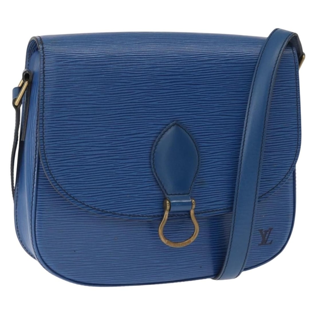 Louis Vuitton Saint Cloud GM Epi Leather Shoulder Bag Toledo Blue M52195 (1 of 18)
