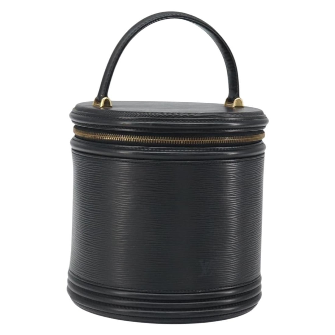 Louis Vuitton M48032 Cannes Epi Leather Handbag Black: Louis Vuitton M48032 Cannes Epi Leather Handbag Black Louis Vuitton Cannes handbag in black Epi leather. This women's handbag was made in France and is offered without the original box or dust bag; on