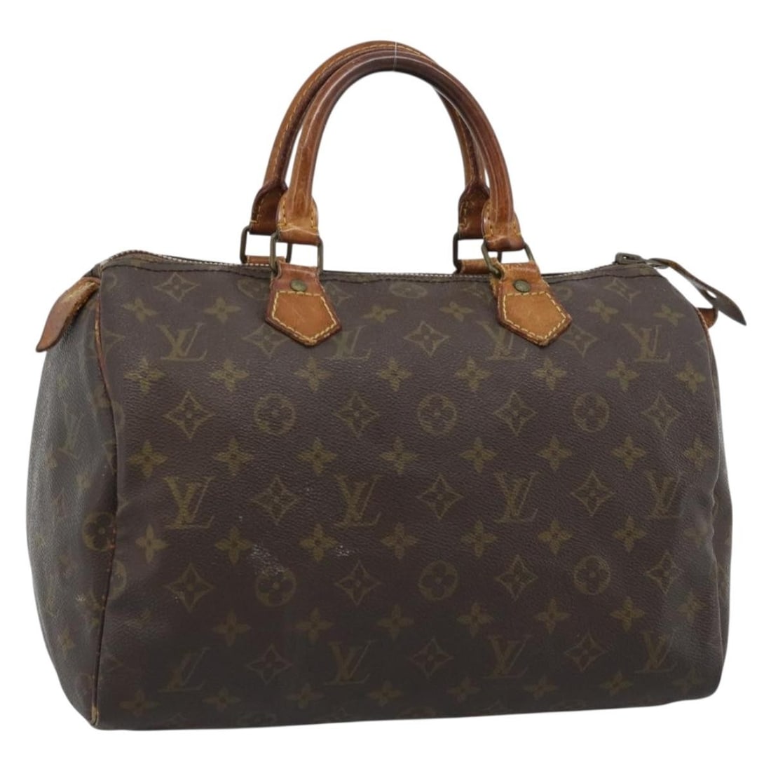 Louis Vuitton M41526 Speedy 30 Monogram Canvas Handbag: Louis Vuitton M41526 Speedy 30 Monogram Canvas Handbag Louis Vuitton Speedy 30 handbag in Monogram canvas, made in France. This older model features a CLAIR zipper and includes only the bag shown; the