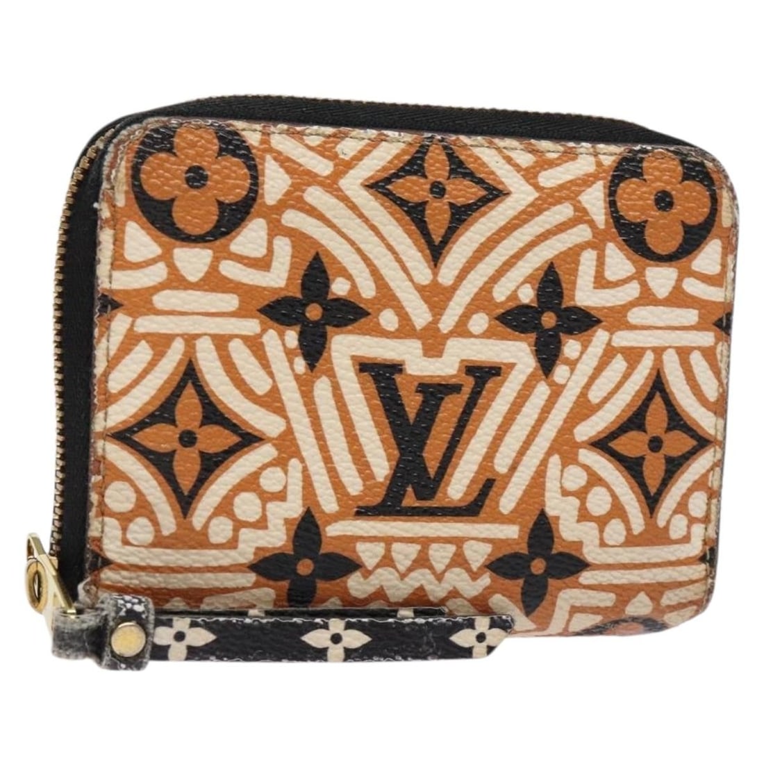 Louis Vuitton M69496 Zippy Coin Purse Monogram Crafty Caramel: Louis Vuitton M69496 Zippy Coin Purse Monogram Crafty Caramel Louis Vuitton Monogram Giant Crafty Zippy Coin Purse in Monogram Graffiti Canvas and Creme caramel. Made in France, this coin purse featur
