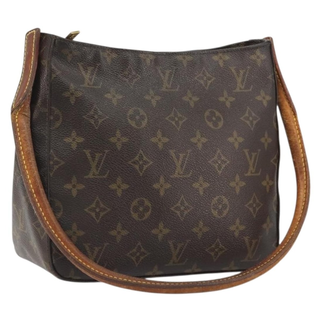 Louis Vuitton M51146 Looping MM Monogram Canvas Shoulder Bag: Louis Vuitton M51146 Looping MM Monogram Canvas Shoulder Bag Louis Vuitton Looping MM shoulder bag in Monogram canvas, made in France. This women's bag includes only the item shown in the photos; box 