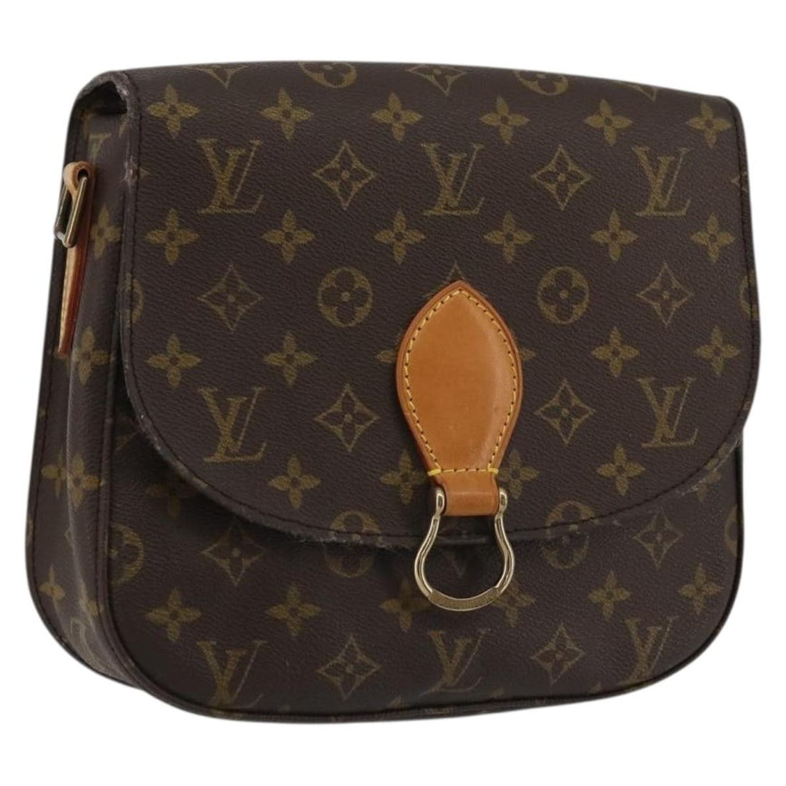 Louis Vuitton Saint Cloud GM Monogram Canvas Shoulder Bag M51242: Louis Vuitton Saint Cloud GM Monogram Canvas Shoulder Bag M51242 Louis Vuitton Saint Cloud GM shoulder bag in Monogram canvas, model M51242, made in France. This women's bag is offered as the photogra
