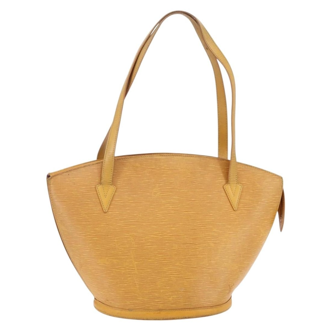 Authentic LOUIS VUITTON Epi Saint Jacques Yellow Shoulder Bag M52269: Authentic LOUIS VUITTON Epi Saint Jacques Yellow Shoulder Bag M52269 This authentic Louis Vuitton Epi Saint Jacques Shopping Shoulder Bag showcases a vibrant yellow exterior crafted from durable Epi l