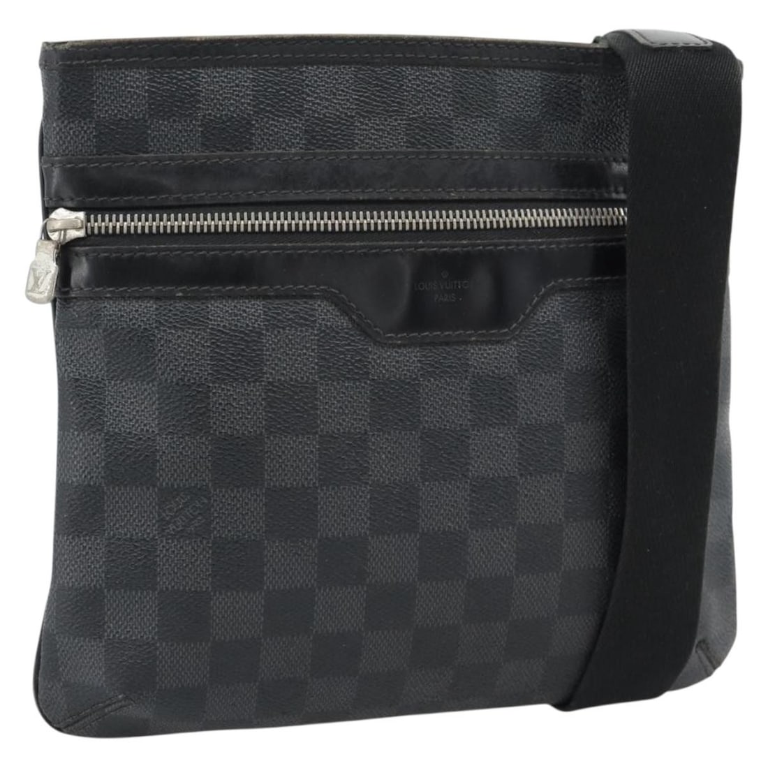 Louis Vuitton N58028 Tomas Shoulder Bag Damier Graphite Canvas (1 of 18)