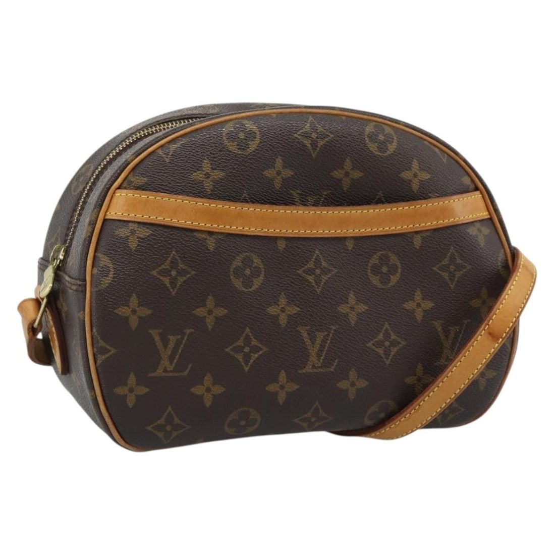 Louis Vuitton M51221 Blois Monogram Canvas Womens Shoulder Bag: Louis Vuitton M51221 Blois Monogram Canvas Womens Shoulder Bag Louis Vuitton Blois shoulder bag in Monogram canvas, made in France. This women's bag features an adjustable shoulder strap and a compact