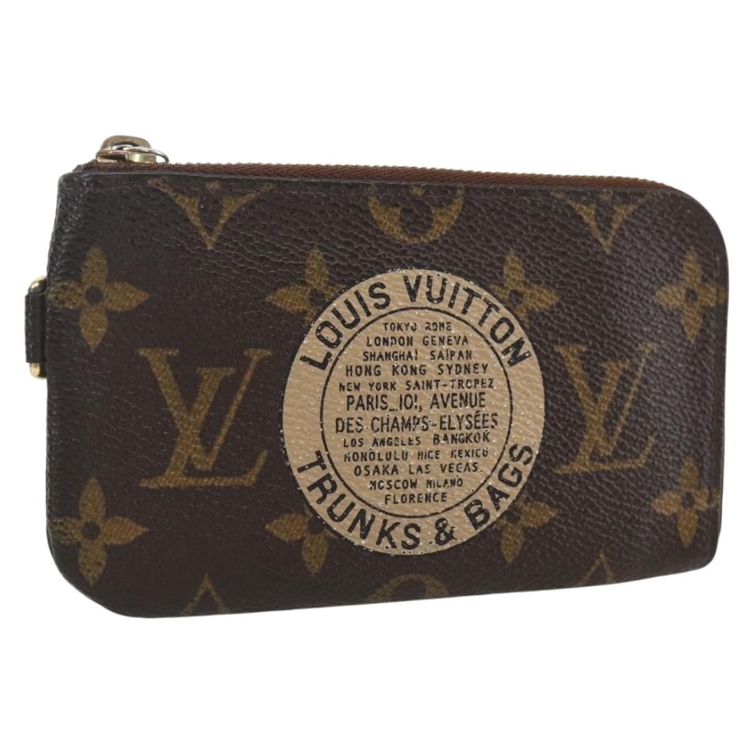 Louis Vuitton M58025 Monogram Canvas Coin Purse Pochette Cle Compris (1 of 18)