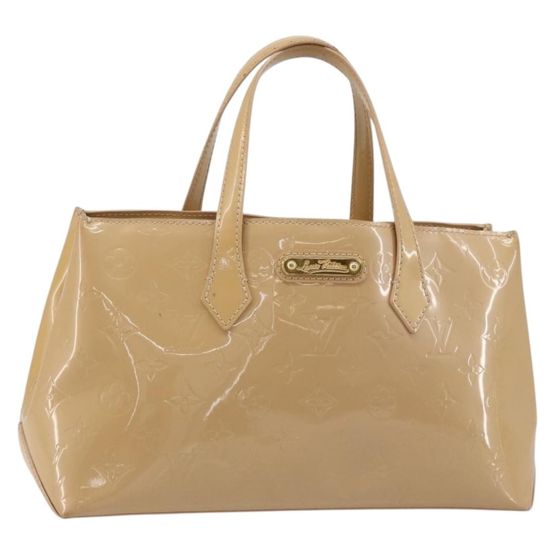 Louis Vuitton M91642 Wilshire PM Vernis Patent Leather Handbag Rose Flow Lantern: Louis Vuitton M91642 Wilshire PM Vernis Patent Leather Handbag Rose Flow Lantern Louis Vuitton Vernis Wilshire PM handbag in Rose Flow Lantern patent leather. This women's handbag was made in France a