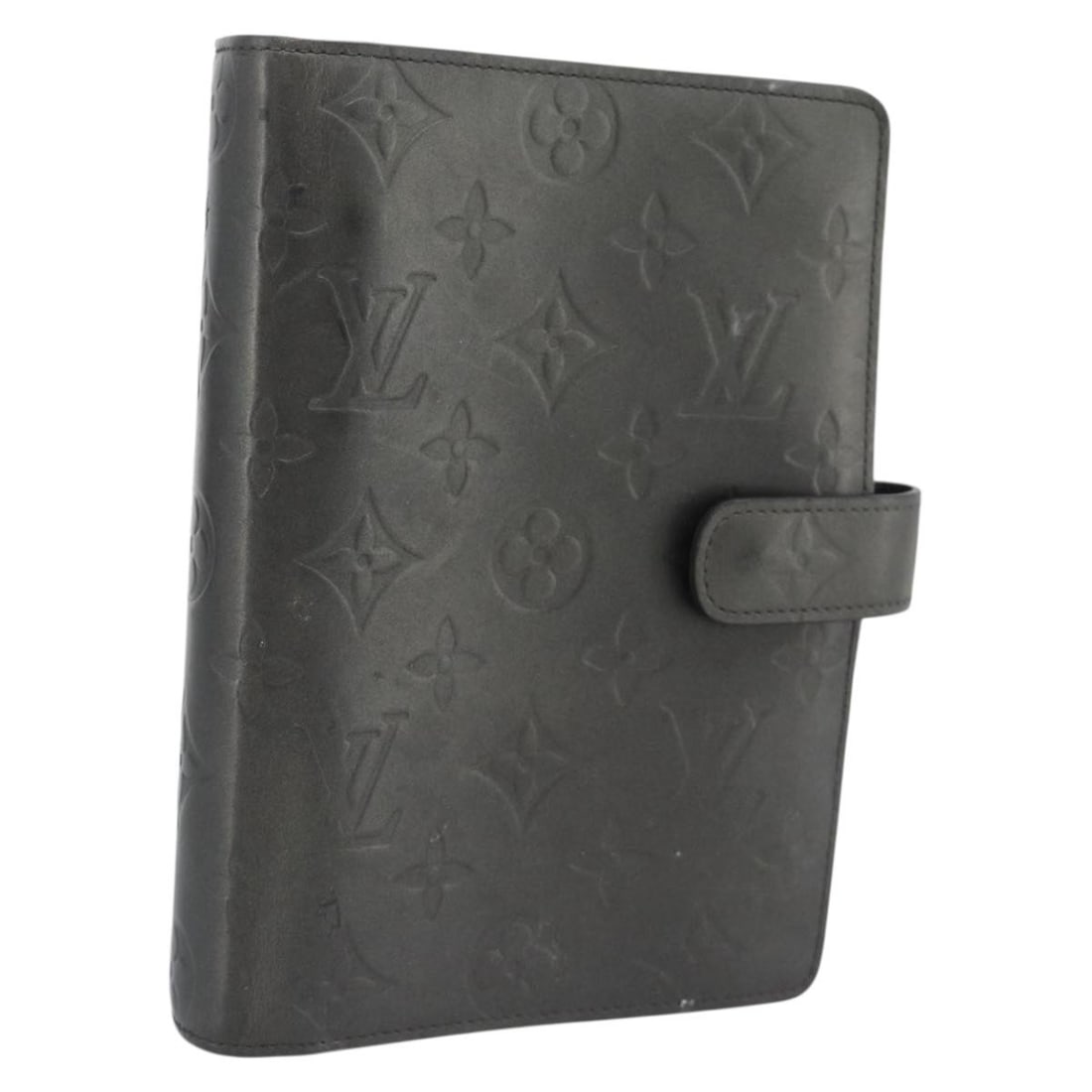 Louis Vuitton R20925 Monogram Mat Day Planner Cover Black (1 of 18)