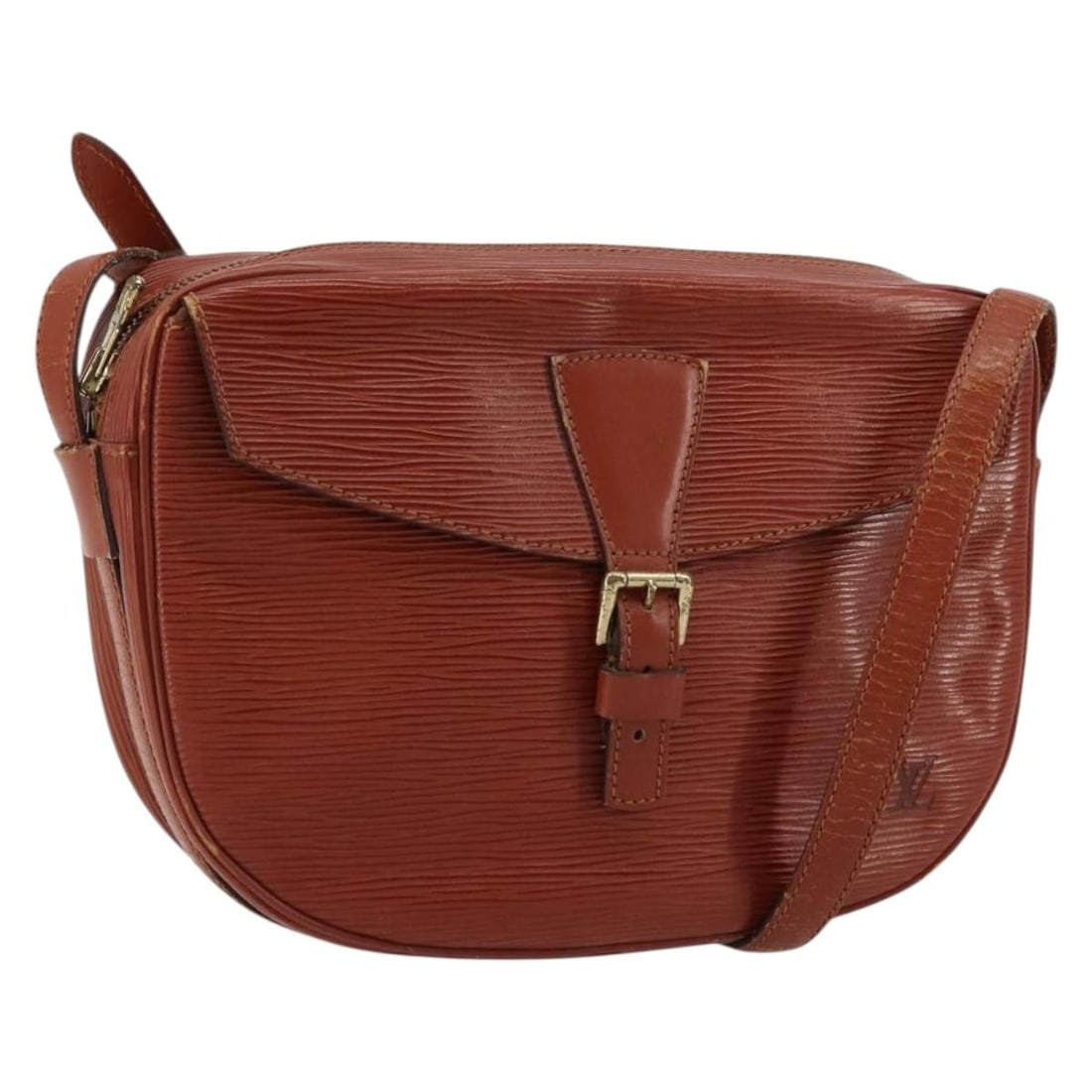 Louis Vuitton M52153 Epi Jeune Fille MM Brown Leather Shoulder Bag: Louis Vuitton M52153 Epi Jeune Fille MM Brown Leather Shoulder Bag Louis Vuitton Jeune Fille MM shoulder bag in brown Epi leather. This women's bag was made in France and features an adjustable should
